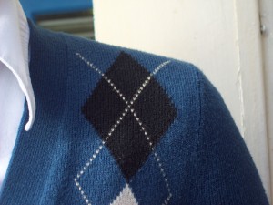 A rhombus on Mrs. B's sweater
